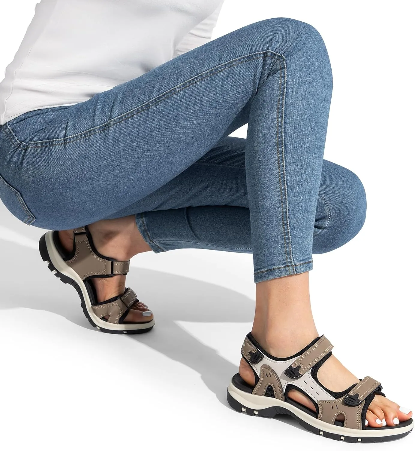 DREAM PAIRS Women's Walking Sport Athletic Sandals Comfort Open Toe Casual Outdoor Hiking Summer Shoes