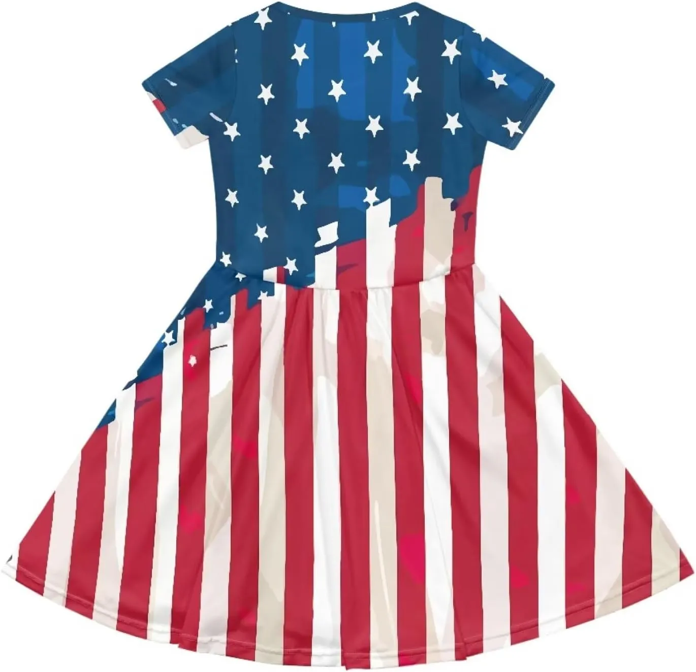 Dresses for Girls 2-14 Kids Summer Beach Dresses Casual Skater Dress Holiday Party Midi A-Line