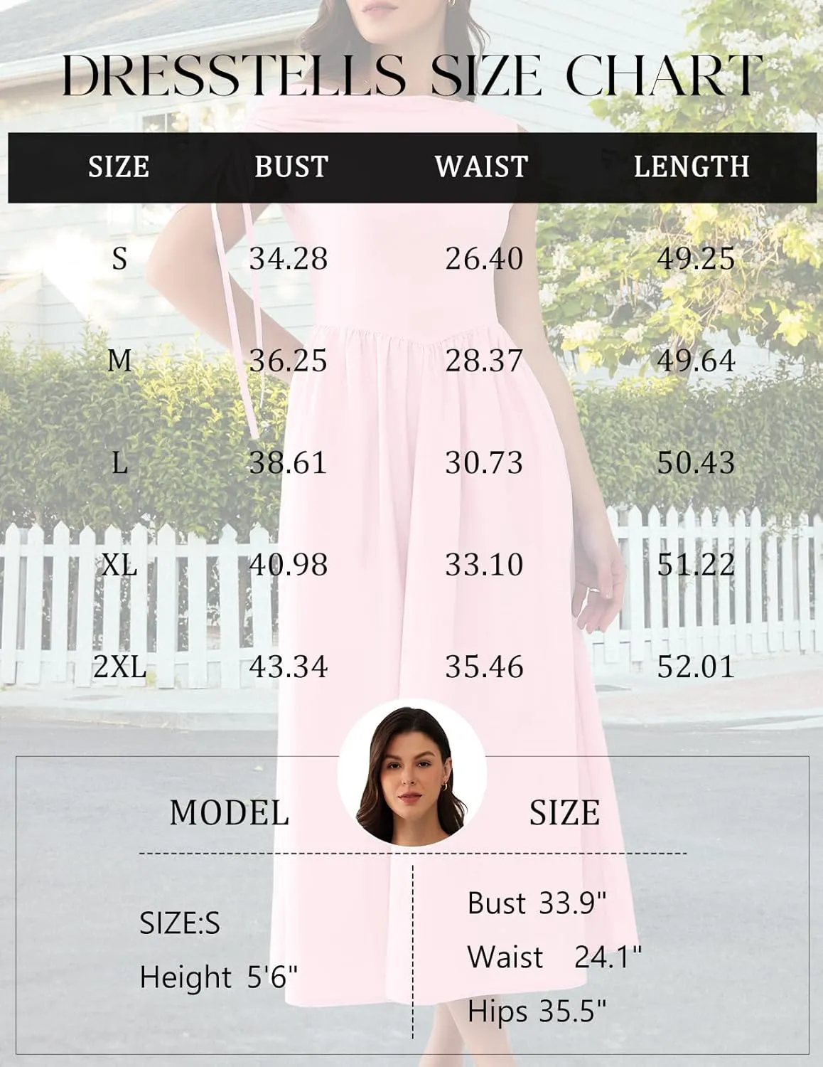 DRESSTELLS Summer Off The Shoulder Dresses for Women, One Short Sleeve Midi Casual Beach Vacation Dress with Pockets