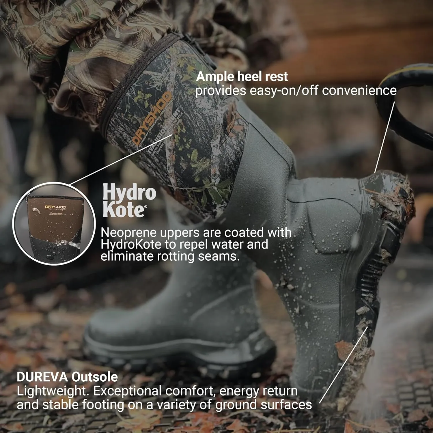 Dryshod Evalusion Hi Super Lightweight Hunting Boot