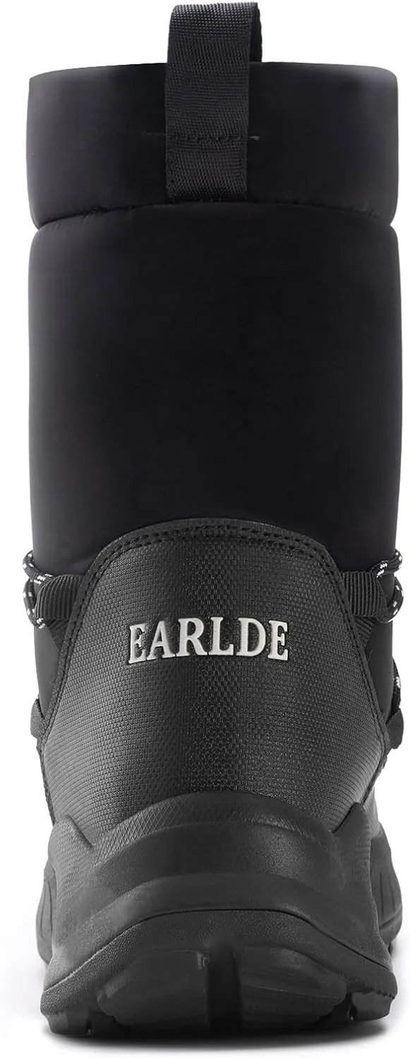 EARLDE Women's Snow Boots Waterproof Mid Calf Lightweight Winter Booties