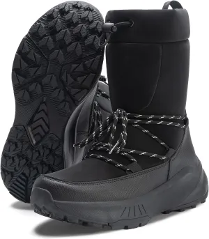 EARLDE Women's Snow Boots Waterproof Mid Calf Lightweight Winter Booties