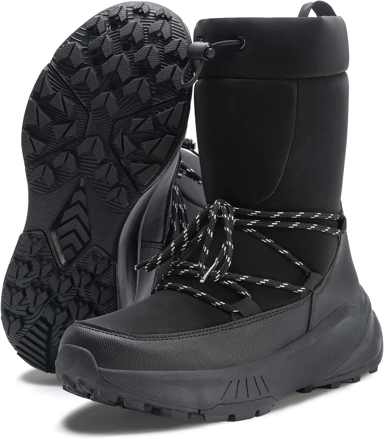 EARLDE Women's Snow Boots Waterproof Mid Calf Lightweight Winter Booties