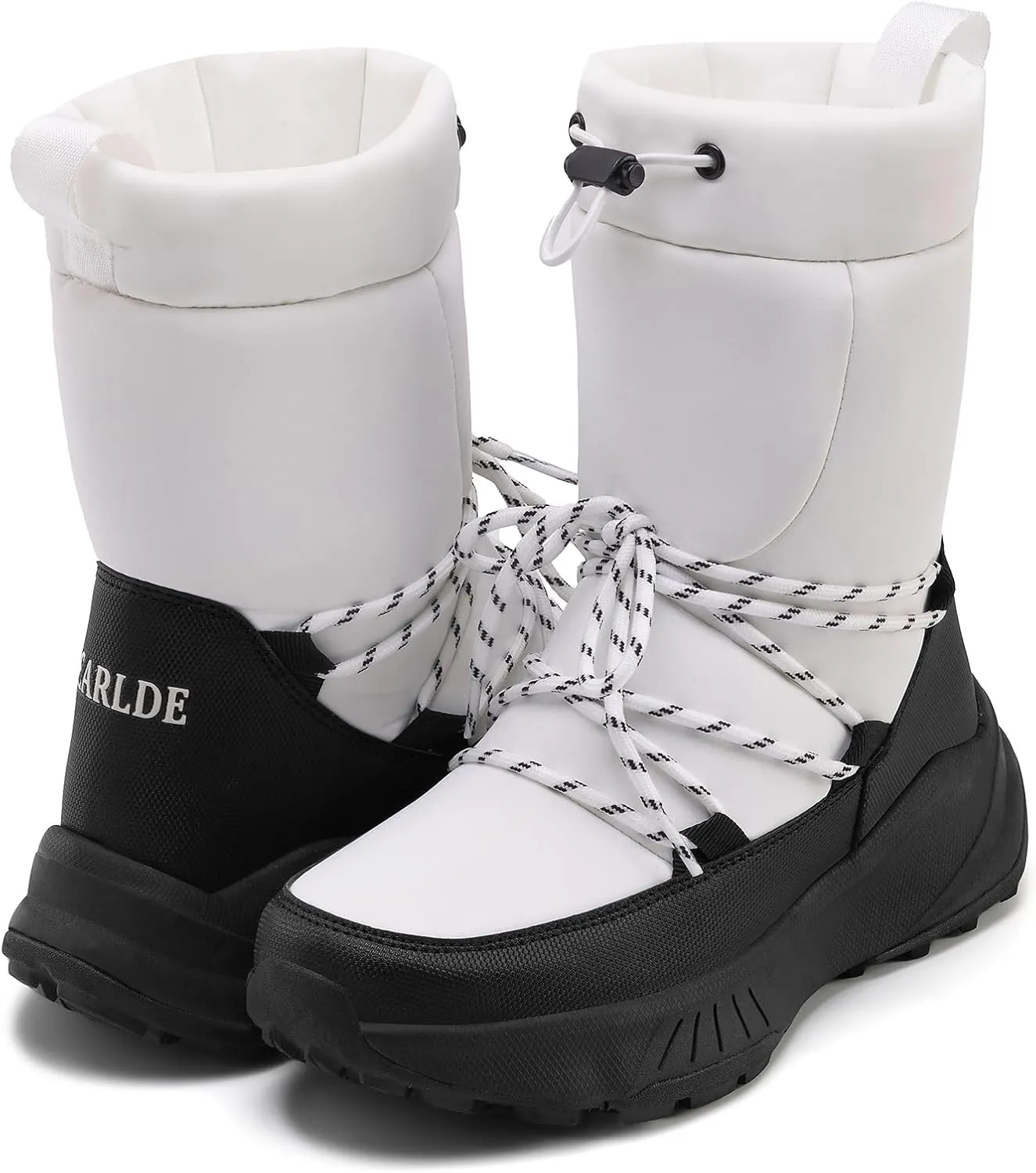 EARLDE Women's Snow Boots Waterproof Mid Calf Lightweight Winter Booties