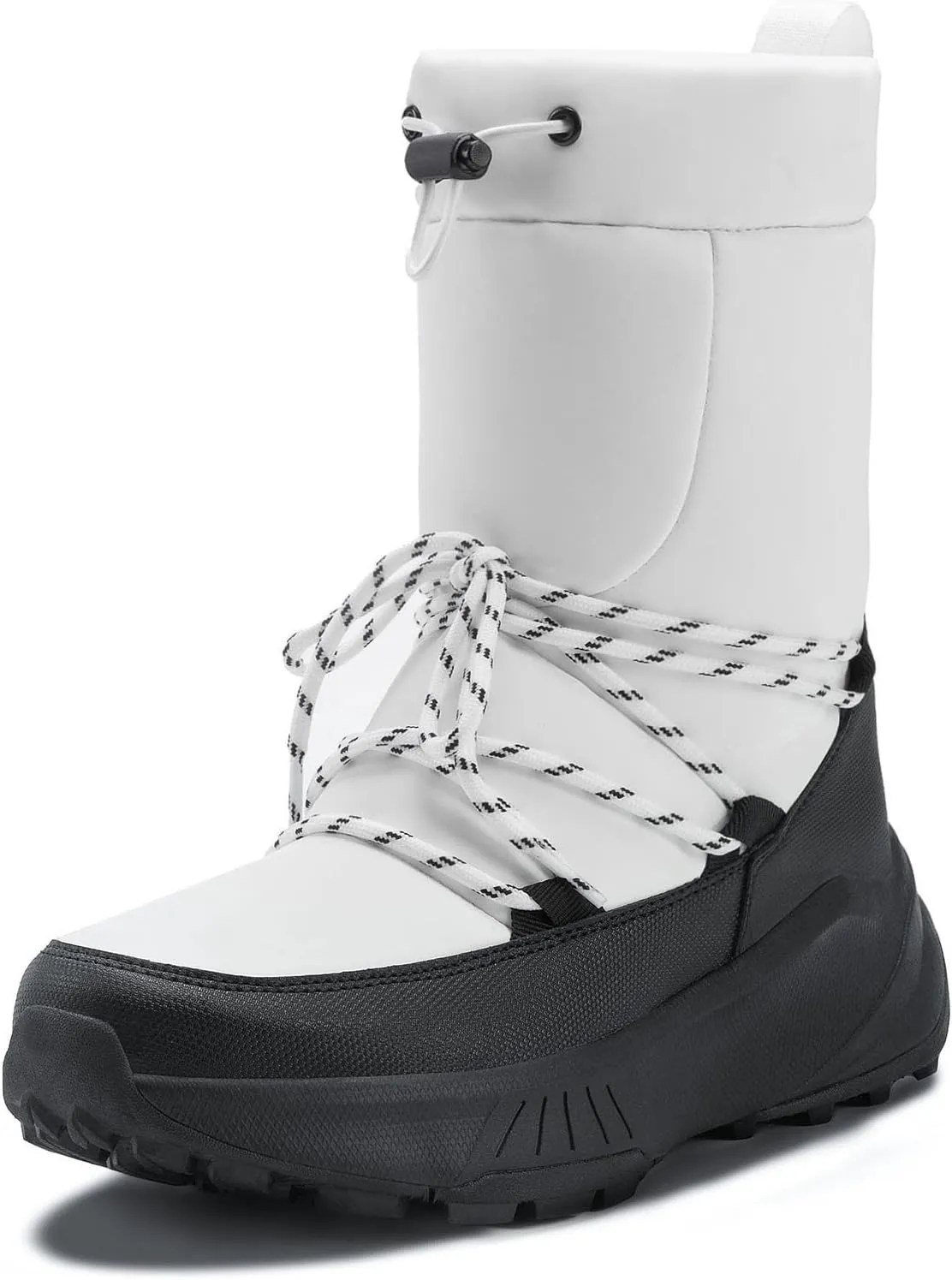 EARLDE Women's Snow Boots Waterproof Mid Calf Lightweight Winter Booties