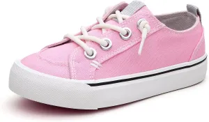 EasyStar Girls and Boys Slip-On Elastic Lace Shoes Sneaker for Toddler Little Kid