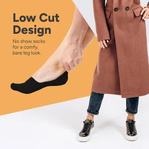 Eedor No Show Socks Womens Invisible Liner, Non Slip & Low Cut, Casual & Formal Wear, Soft & Stretchable