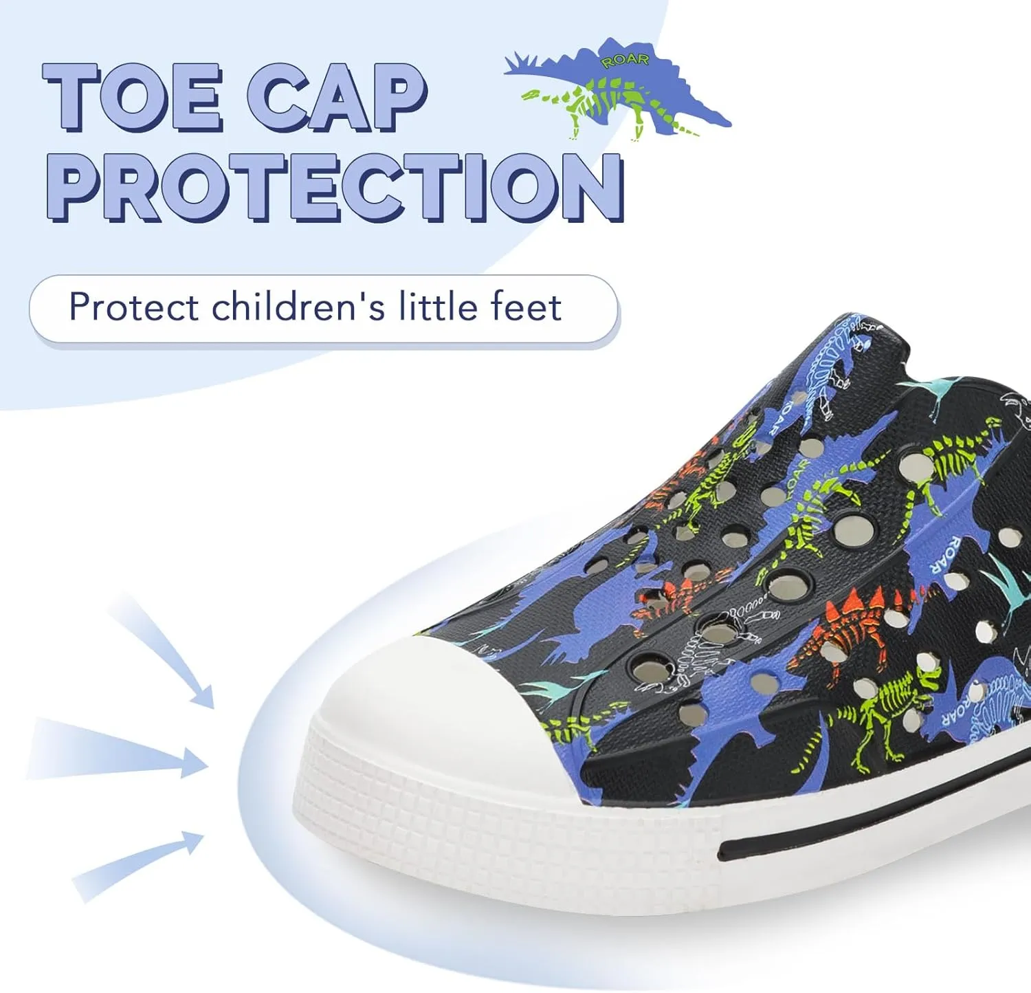 EUXTERPA Toddler Water Shoes for Kids Boys Girls Summer Lightweight Slip On Sandals Children Breathable Quick Dry Pool Beach Sneakers