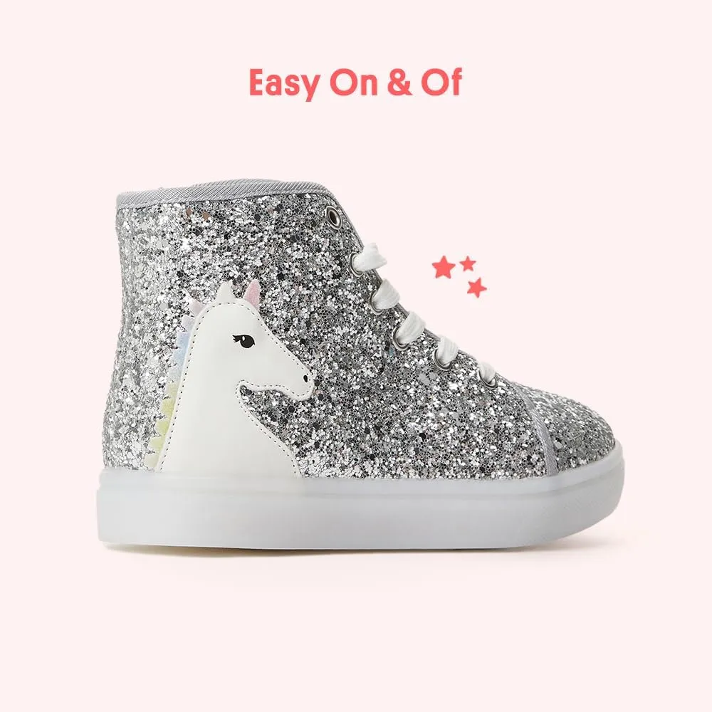 FabKids Kids Boys Girls Sneakers High Top Lace Up Shoes for Toddler Little Kid Big Kid