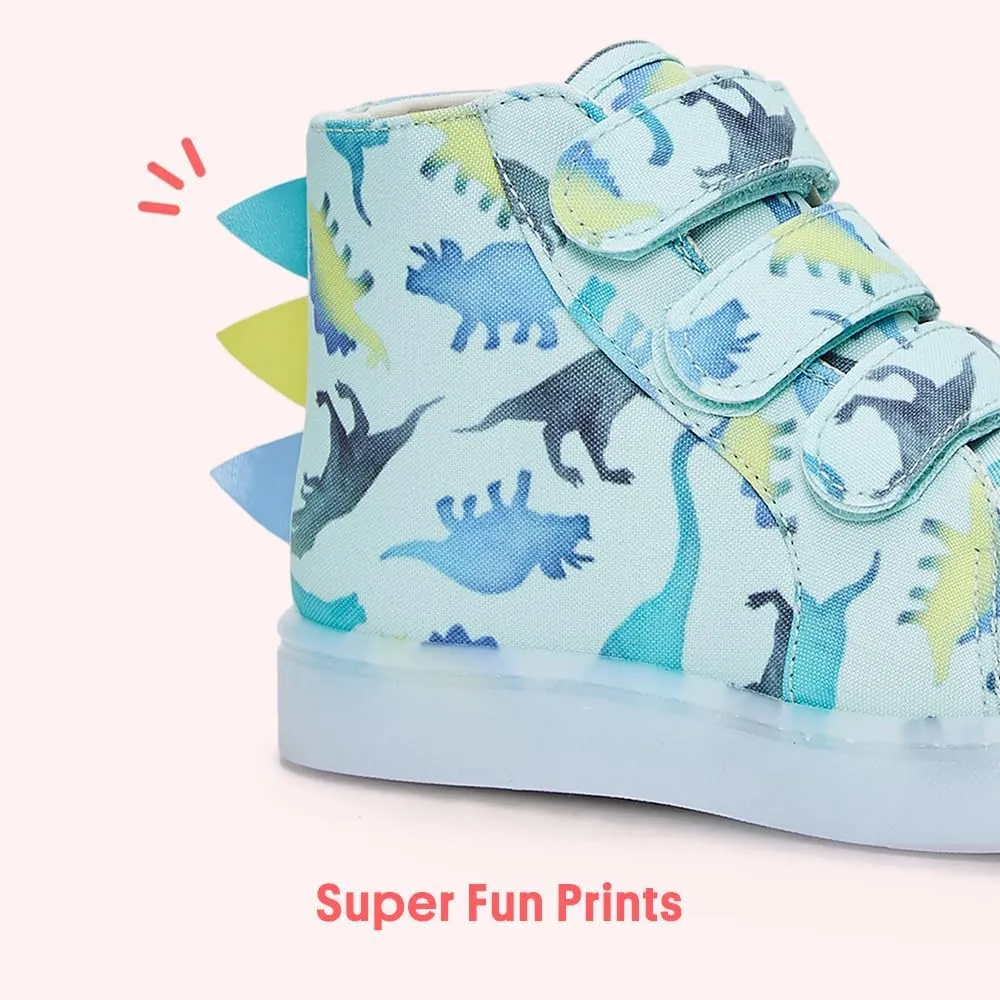 FabKids Kids Boys Girls Sneakers High Top Lace Up Shoes for Toddler Little Kid Big Kid