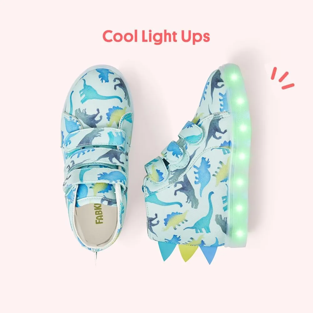 FabKids Kids Boys Girls Sneakers High Top Lace Up Shoes for Toddler Little Kid Big Kid