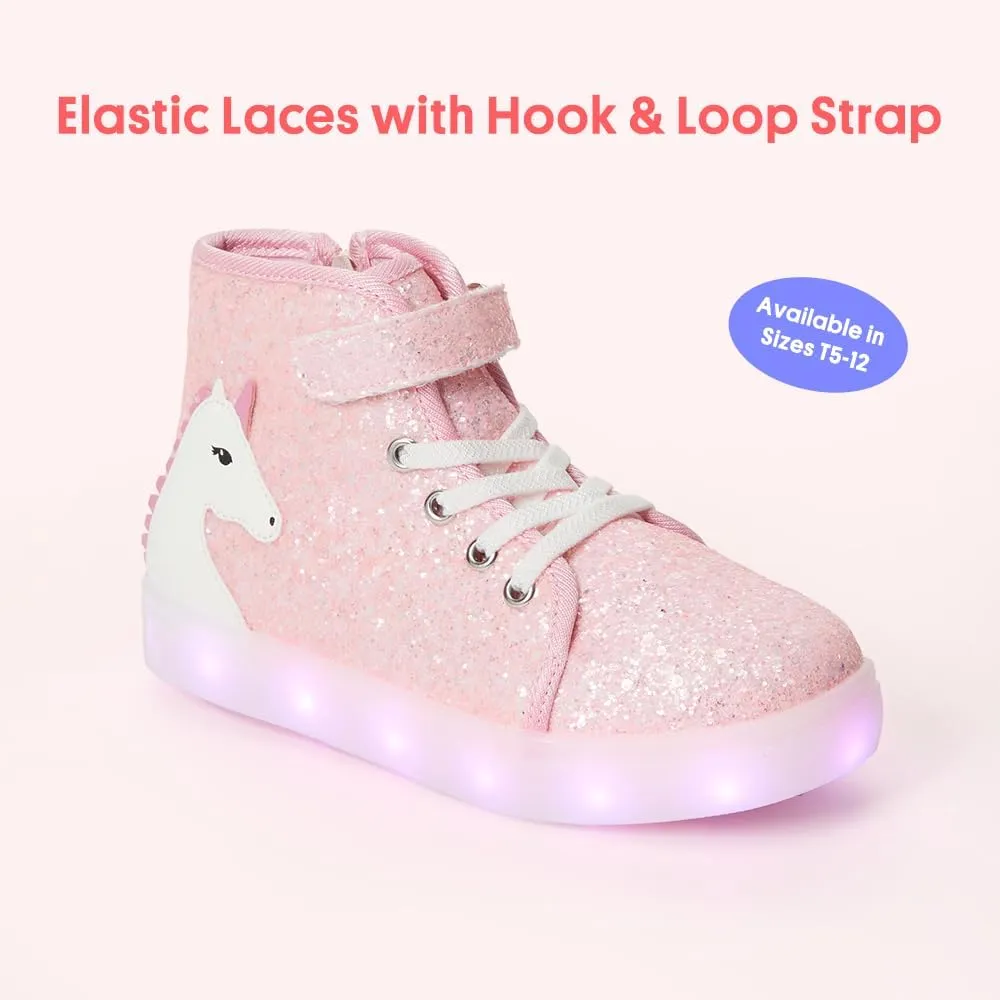 FabKids Kids Boys Girls Sneakers High Top Lace Up Shoes for Toddler Little Kid Big Kid