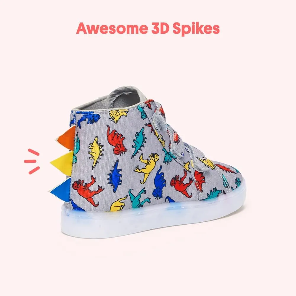 FabKids Kids Boys Girls Sneakers High Top Lace Up Shoes for Toddler Little Kid Big Kid