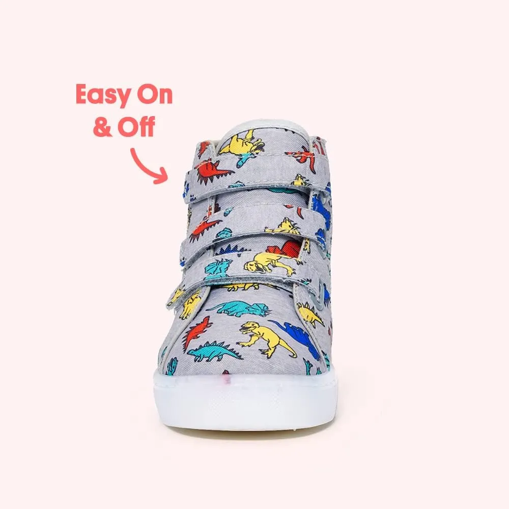 FabKids Kids Boys Girls Sneakers High Top Lace Up Shoes for Toddler Little Kid Big Kid