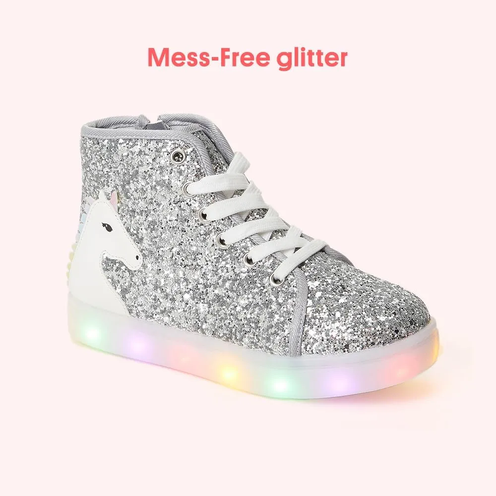 FabKids Kids Boys Girls Sneakers High Top Lace Up Shoes for Toddler Little Kid Big Kid