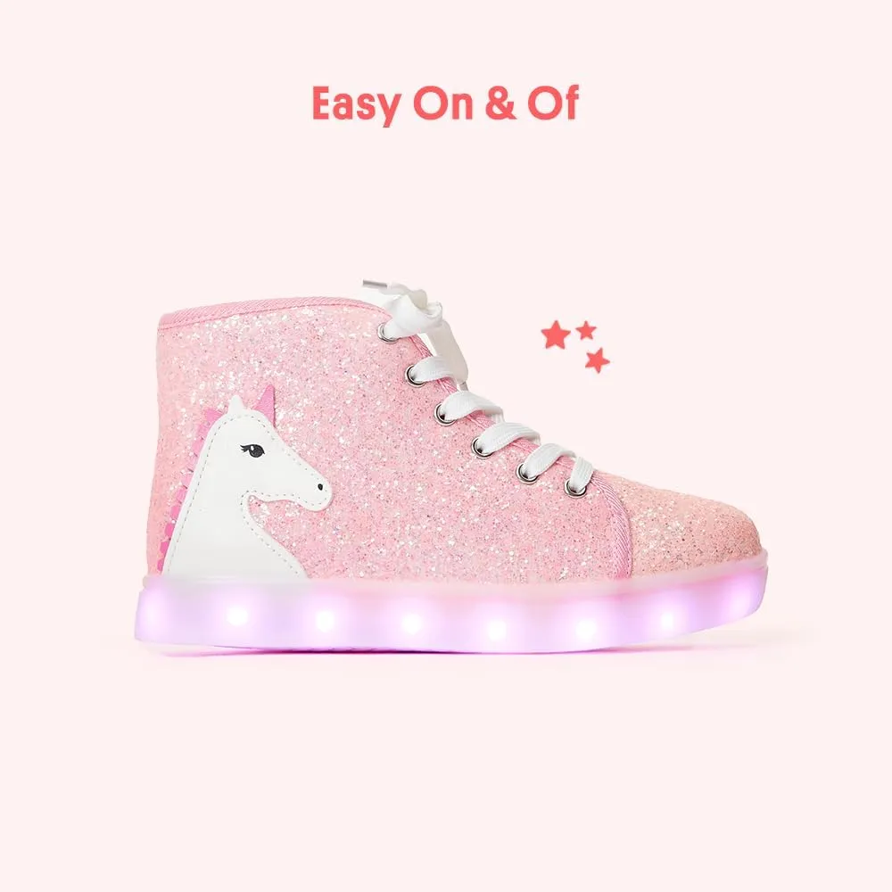 FabKids Kids Boys Girls Sneakers High Top Lace Up Shoes for Toddler Little Kid Big Kid