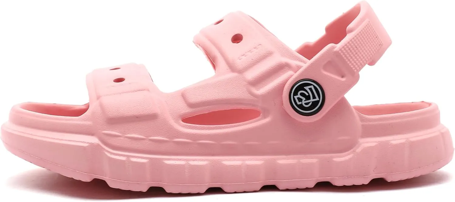 Femizee Kids 2-in-1 Sandals and Slides for Boys & Girls Lightweight Waterproof Slip-On Sandals Summer Water Shoes for Beach Pool Garden Play