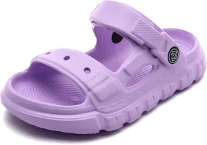 Femizee Kids 2-in-1 Sandals and Slides for Boys & Girls Lightweight Waterproof Slip-On Sandals Summer Water Shoes for Beach Pool Garden Play