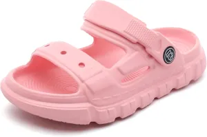 Femizee Kids 2-in-1 Sandals and Slides for Boys & Girls Lightweight Waterproof Slip-On Sandals Summer Water Shoes for Beach Pool Garden Play