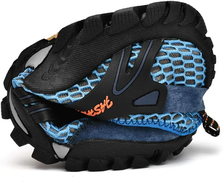 FLARUT Men's Sandals Barefoot Hiking Shoes Quick Dry Breathable Mesh Lightweight Outdoor Training Water Walking Shoes