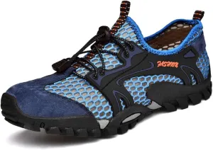 FLARUT Men's Sandals Barefoot Hiking Shoes Quick Dry Breathable Mesh Lightweight Outdoor Training Water Walking Shoes