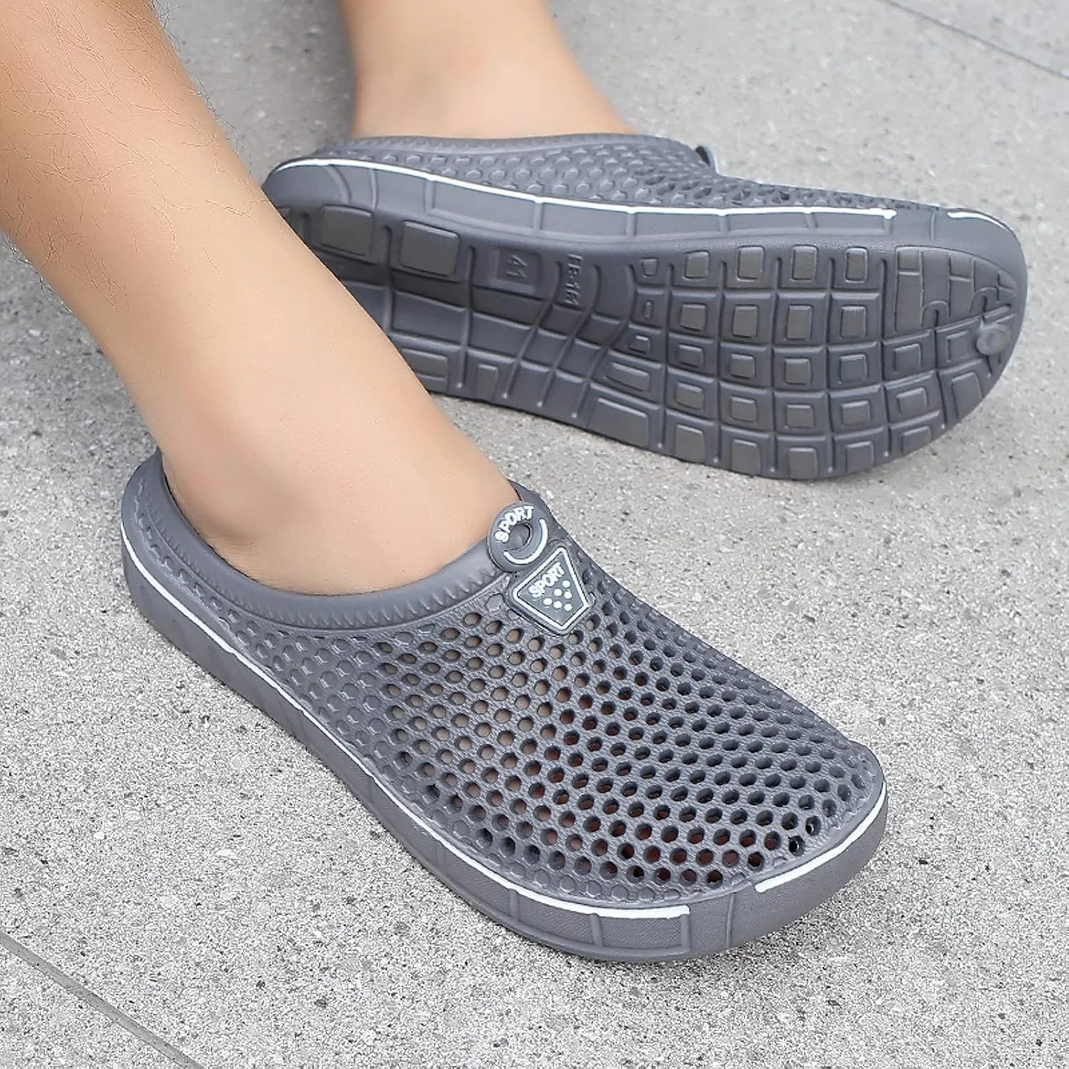 FLIOZY Women's Garden Clogs Shoes Men's Beach Water Shoes Slippers Sandals Breathable Casual Lightweight Outdoor Walking Shoes Unisex