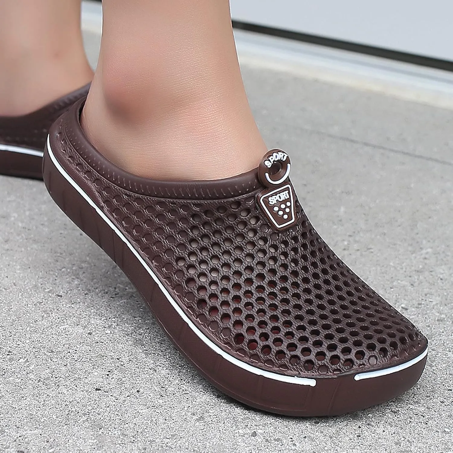 FLIOZY Women's Garden Clogs Shoes Men's Beach Water Shoes Slippers Sandals Breathable Casual Lightweight Outdoor Walking Shoes Unisex