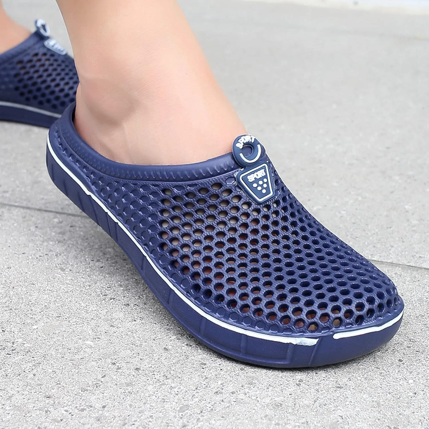 FLIOZY Women's Garden Clogs Shoes Men's Beach Water Shoes Slippers Sandals Breathable Casual Lightweight Outdoor Walking Shoes Unisex