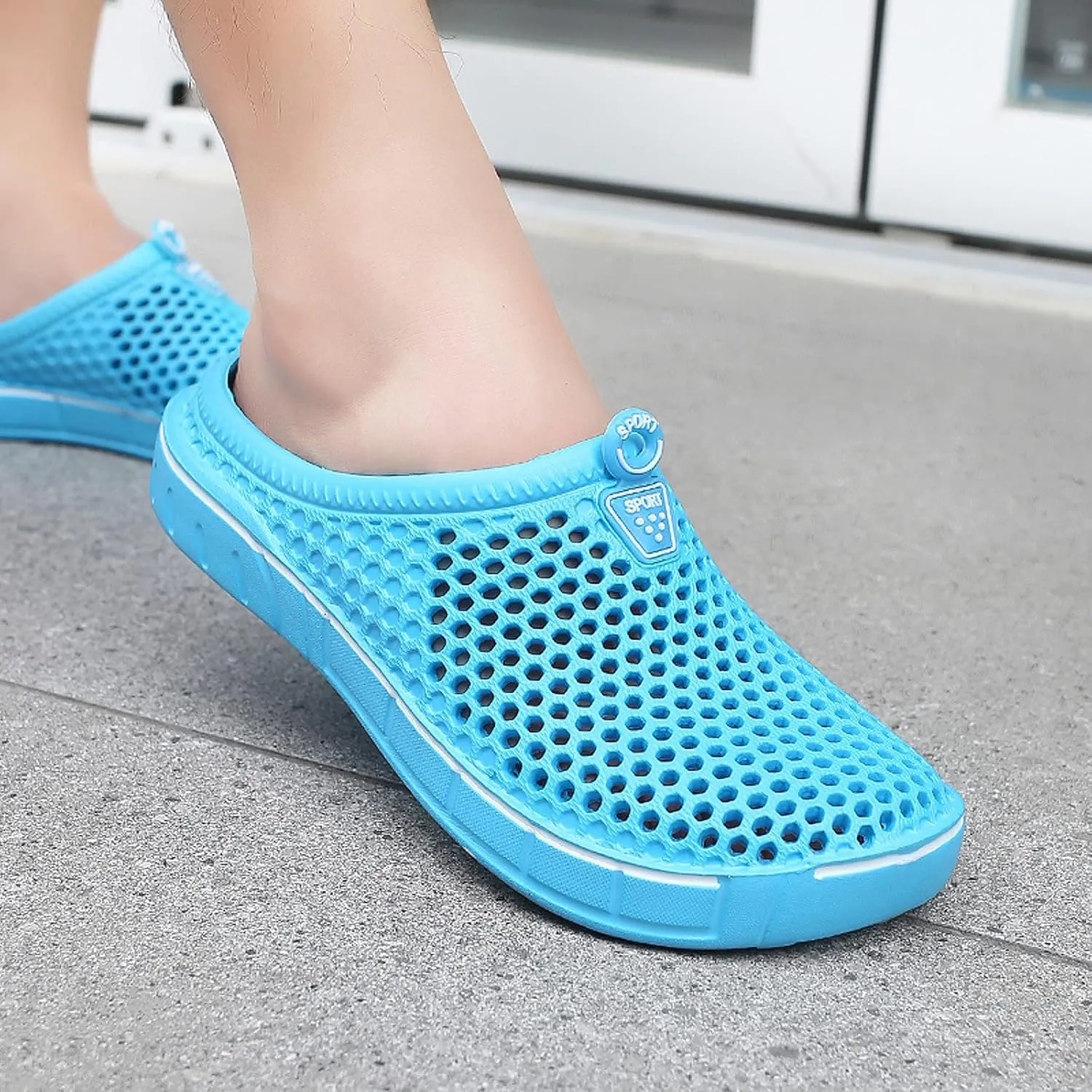 FLIOZY Women's Garden Clogs Shoes Men's Beach Water Shoes Slippers Sandals Breathable Casual Lightweight Outdoor Walking Shoes Unisex