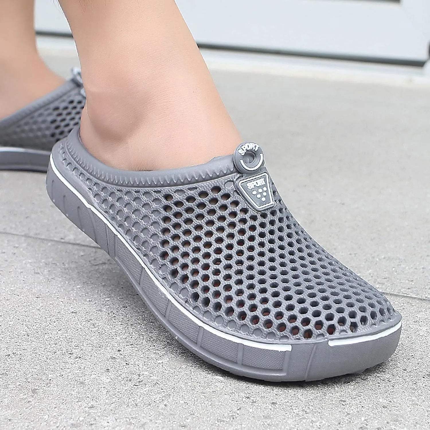 FLIOZY Women's Garden Clogs Shoes Men's Beach Water Shoes Slippers Sandals Breathable Casual Lightweight Outdoor Walking Shoes Unisex