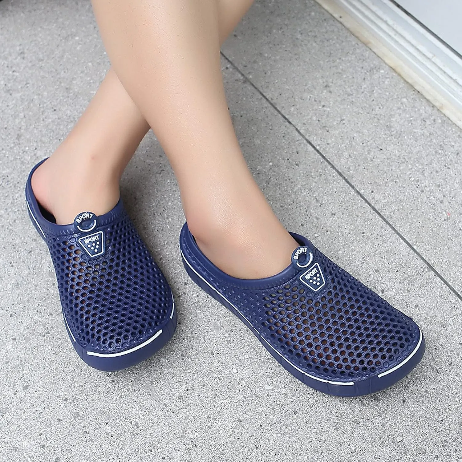 FLIOZY Women's Garden Clogs Shoes Men's Beach Water Shoes Slippers Sandals Breathable Casual Lightweight Outdoor Walking Shoes Unisex