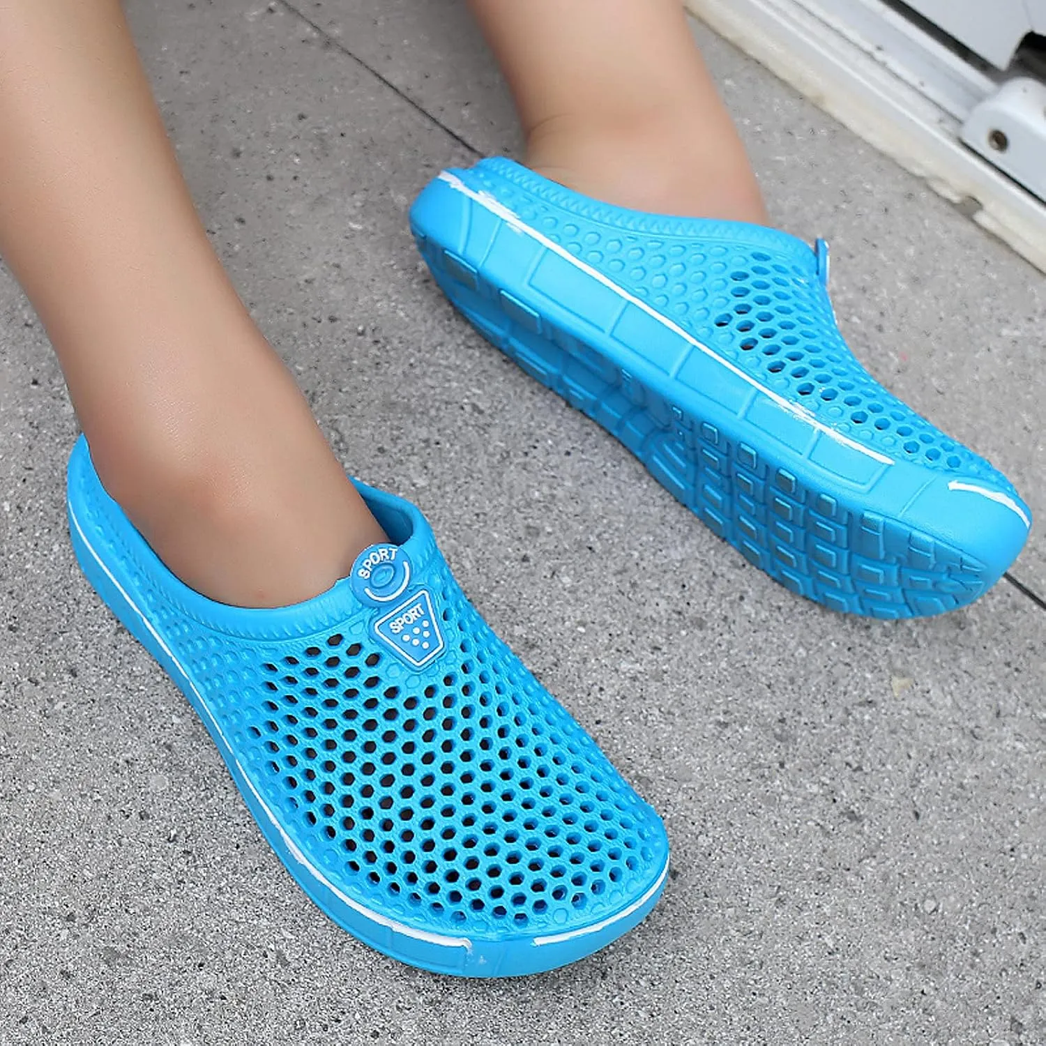 FLIOZY Women's Garden Clogs Shoes Men's Beach Water Shoes Slippers Sandals Breathable Casual Lightweight Outdoor Walking Shoes Unisex