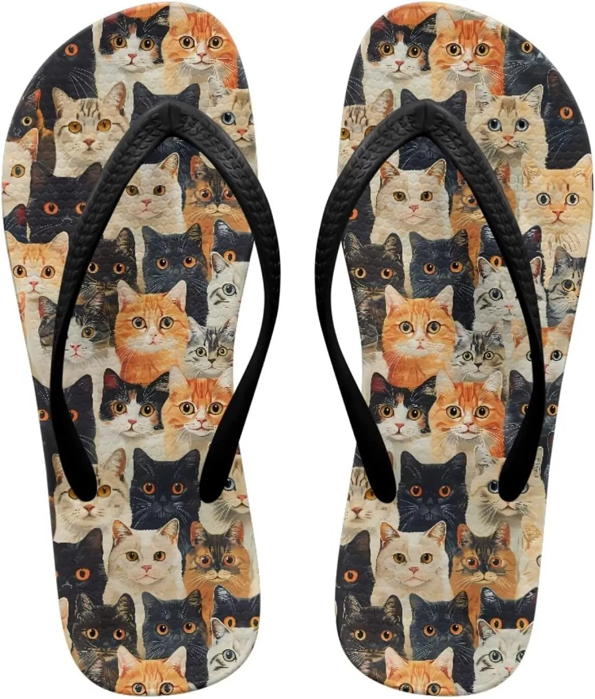 Forchrinse Custom Flip Flops Slippers for Women Quick Dry Shower Slides Non Slip Summer Flats Sandals for Beach Thong Sandals
