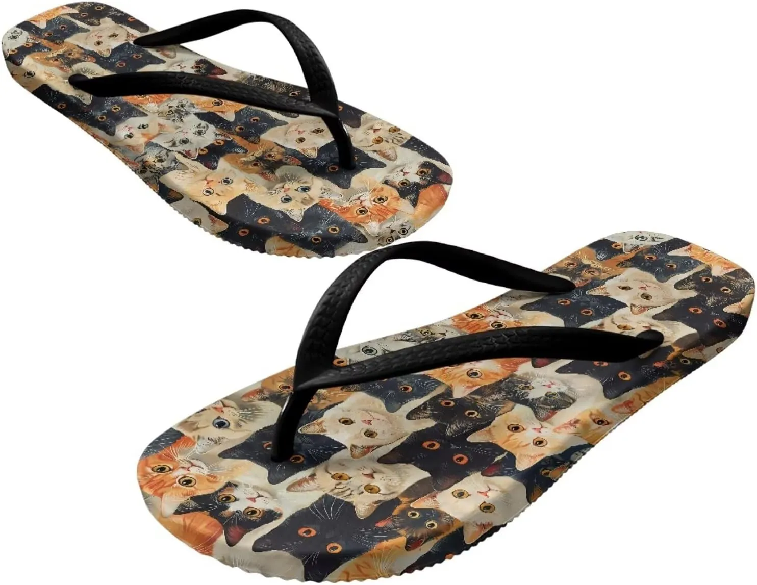Forchrinse Custom Flip Flops Slippers for Women Quick Dry Shower Slides Non Slip Summer Flats Sandals for Beach Thong Sandals