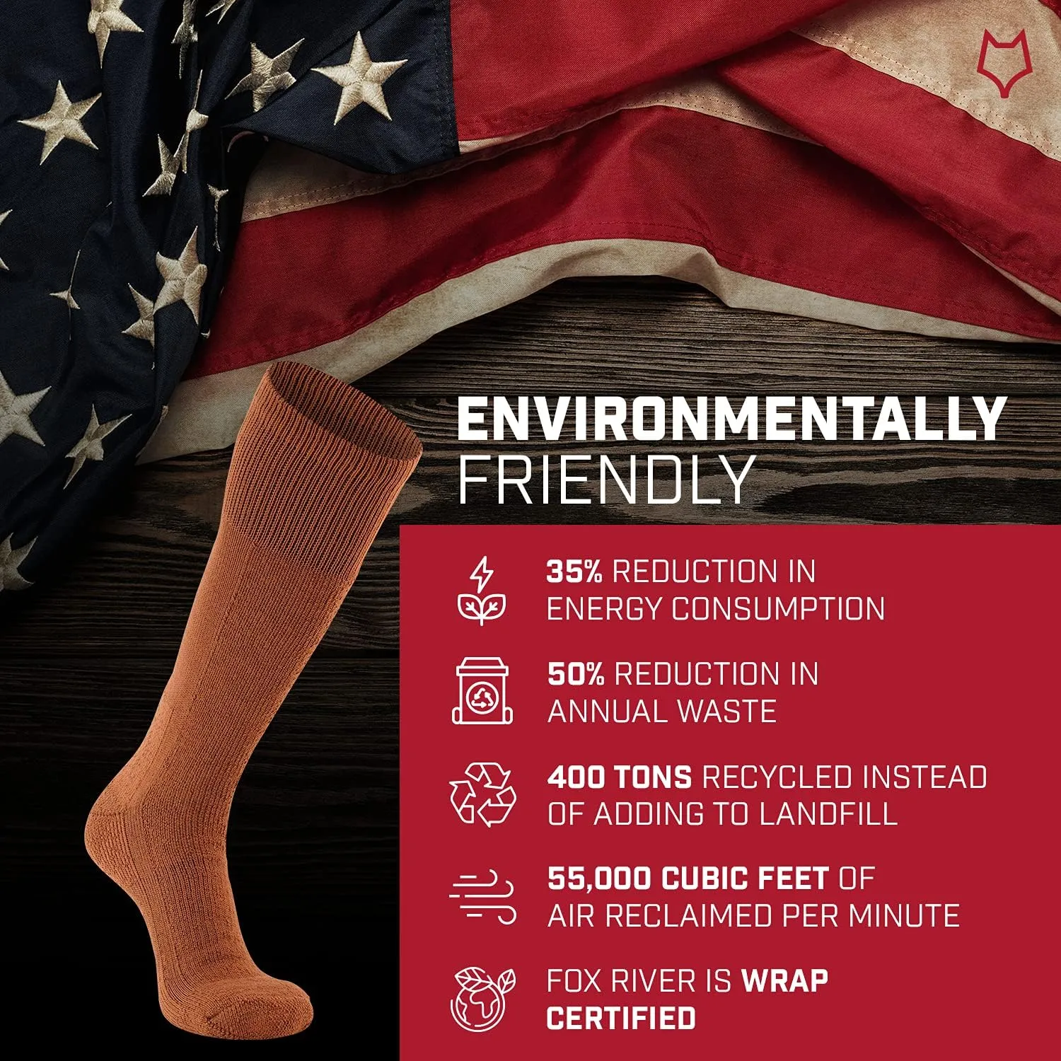 Fox River Military Cold Weather Sock, Heavyweight for Boots and Field, Mid-Calf, Thermalined Construction for Warmth
