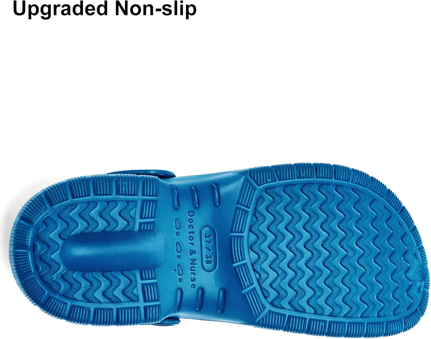 Gentle Arch Support Work Clogs Breathable Non Slip Shoes for Chef Nurse Garden Comfortable, Slip-on Lightweight Slides Sandals