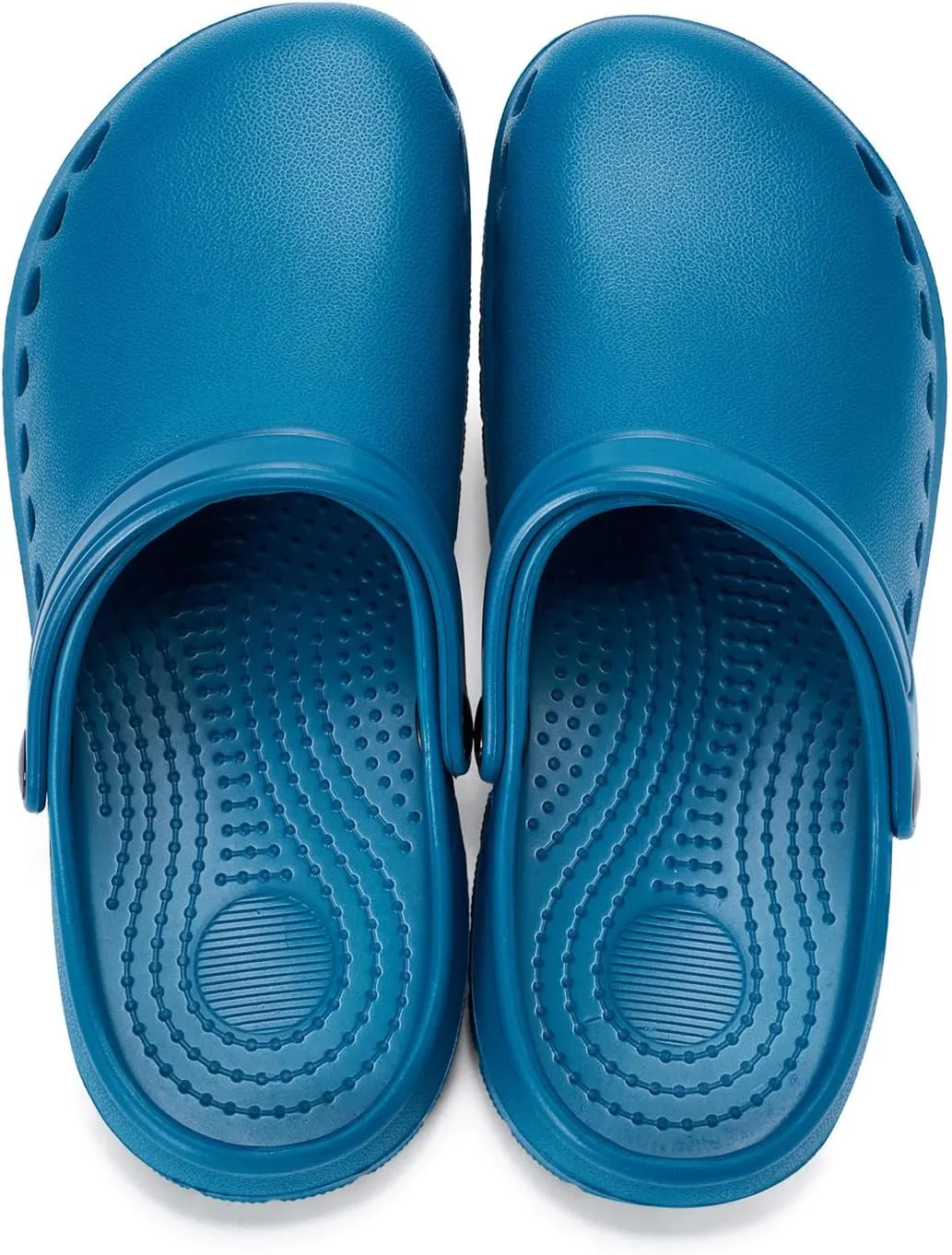Gentle Arch Support Work Clogs Breathable Non Slip Shoes for Chef Nurse Garden Comfortable, Slip-on Lightweight Slides Sandals