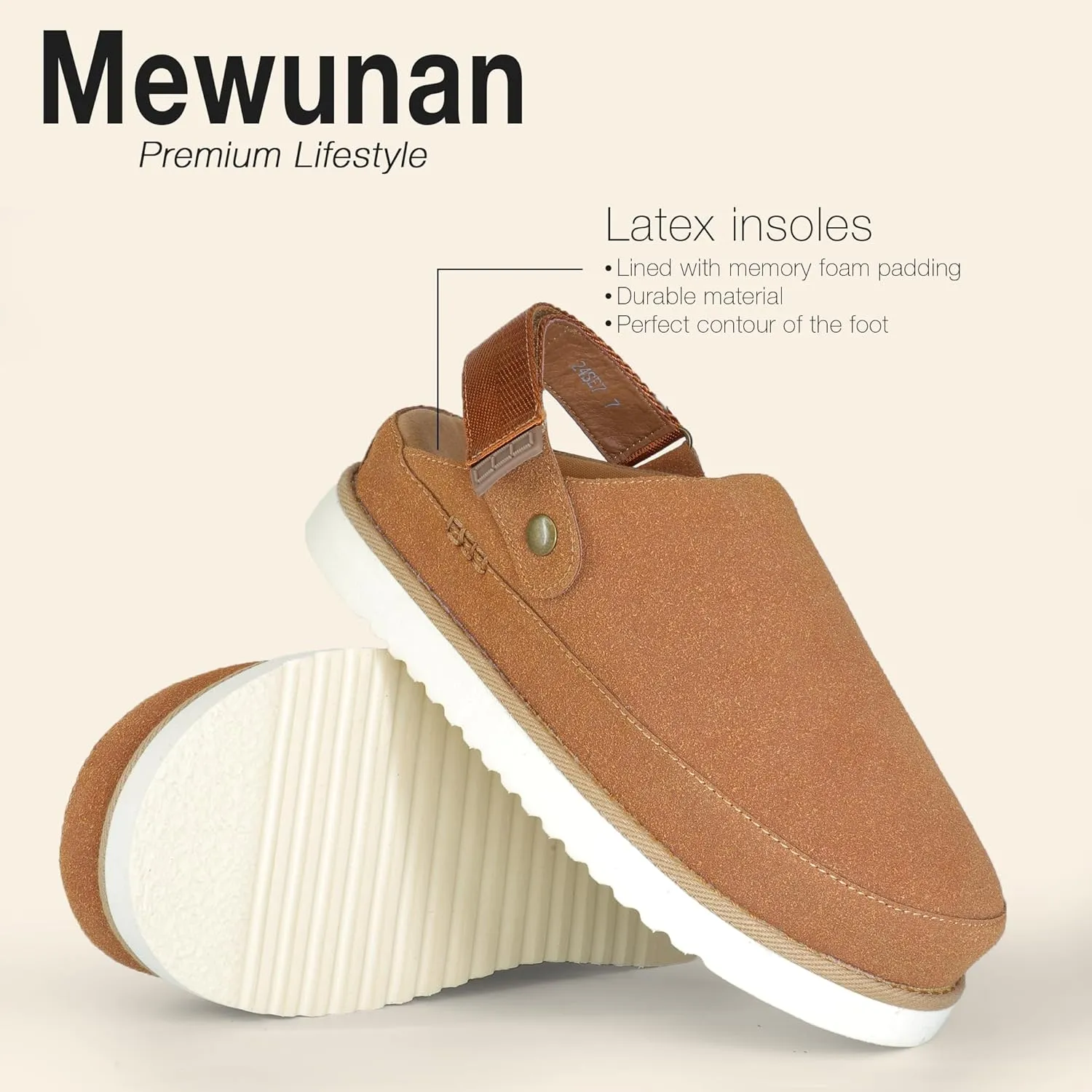 Genuine Suede Clogs for Women-Narrow Memory Foam Platform Clogs Lightweight Womens Clog & Mules Gold Star Clog Sandals Potato Shoes 2025