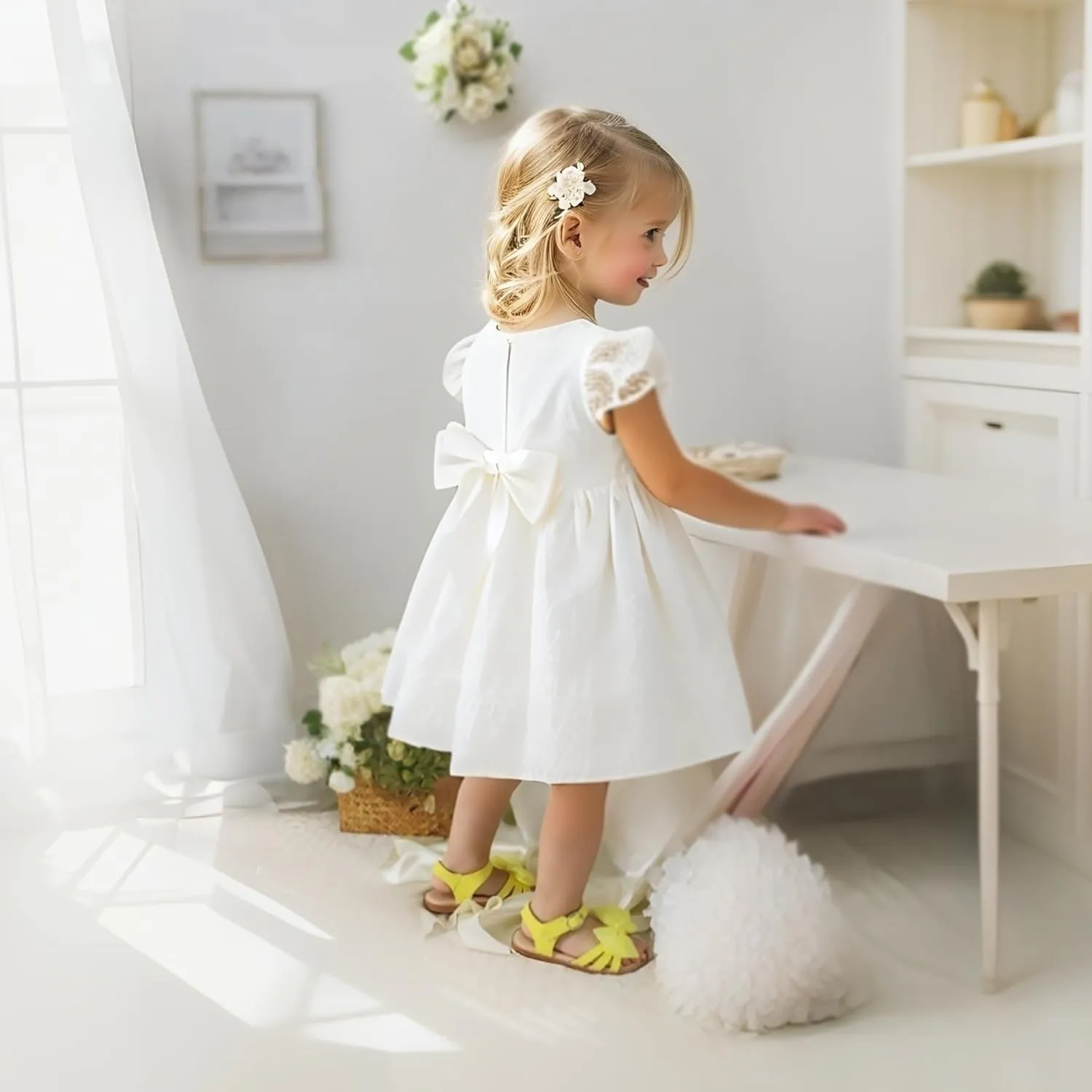 Girls Sandals 3-12 Years | Dressy & Play Shoes | Leather-Like for Outdoor School