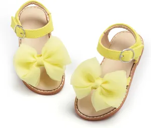 Girls Sandals 3-12 Years | Dressy & Play Shoes | Leather-Like for Outdoor School