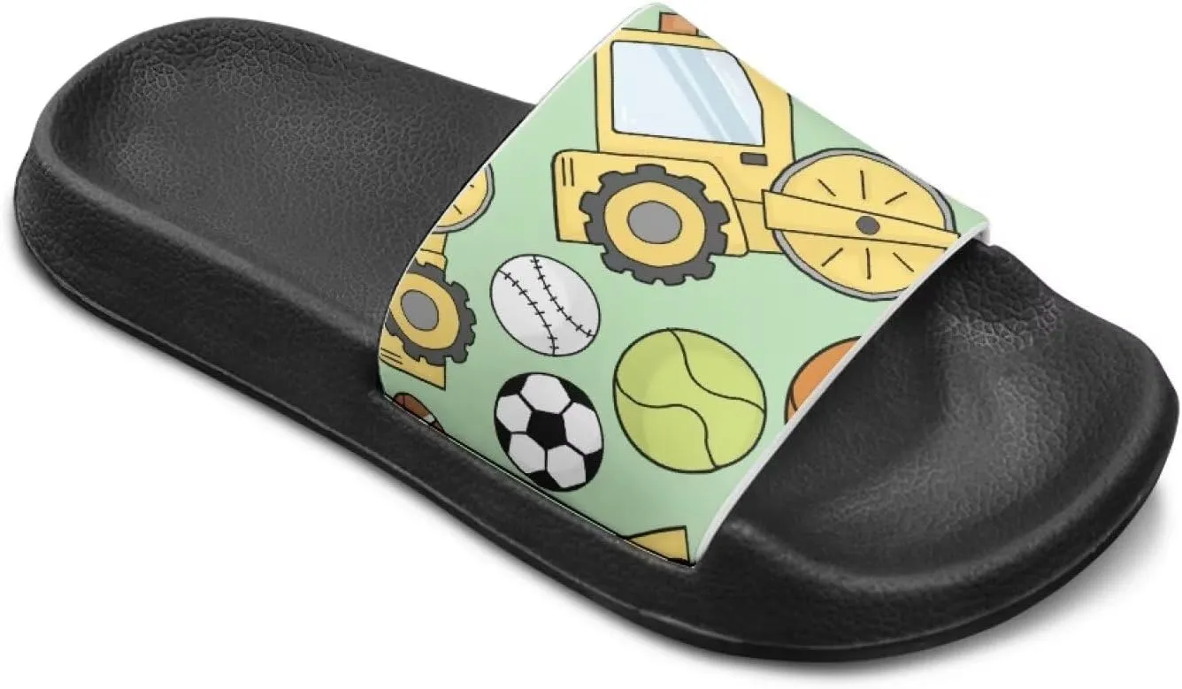 GOSTONG Boys Girls Summer Sandals Non-Slip Water Kids Shower Shoes for Beach Pool & Outdoor Quick-Dry Lightweight House Slippers Thick Sole