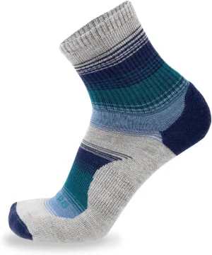 GRIP6 Wool Micro-Crew Socks: Lightweight Wool Socks for Hiking, All Day Comfort - Wicking Crew Socks for Men and Women