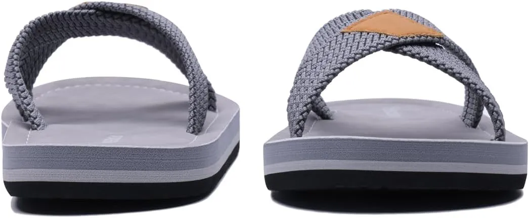 Harssidanzar Men Cross Slide Sandals Slip on Comfortable Lightweight Summer Slipper Shoes For Indoor and Outdoor Quick-Dry KM229US