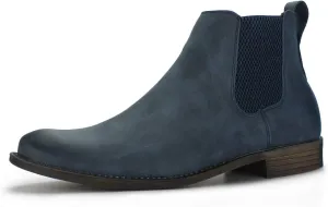 Hawkwell Men's Plus Size Chelsea Boots Classic Casual Dress Ankle Boots in Regular and Plus Sizes