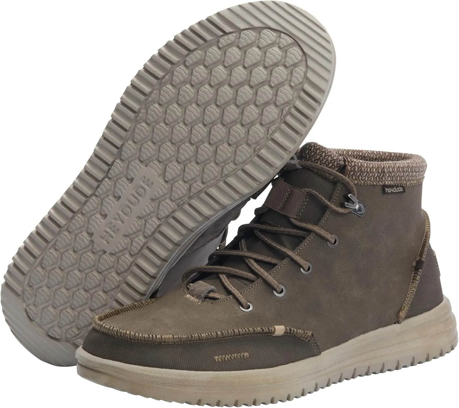 Hey Dude Men's Bradley Boot Mossy Oak Country DNA Camo | Men's Shoes | Men's Slip On Boots | Comfortable & Light-Weight