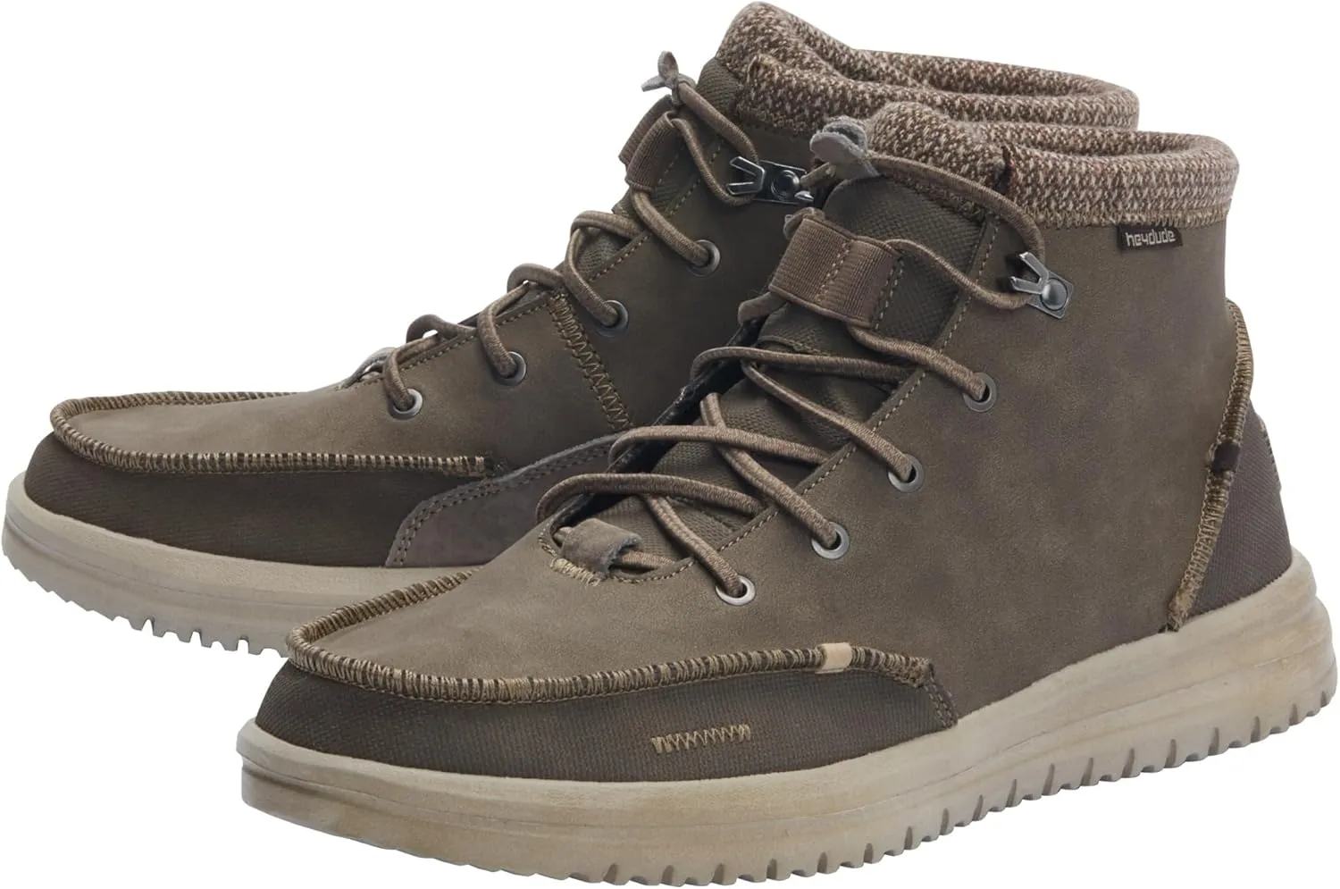 Hey Dude Men's Bradley Boot Mossy Oak Country DNA Camo | Men's Shoes | Men's Slip On Boots | Comfortable & Light-Weight