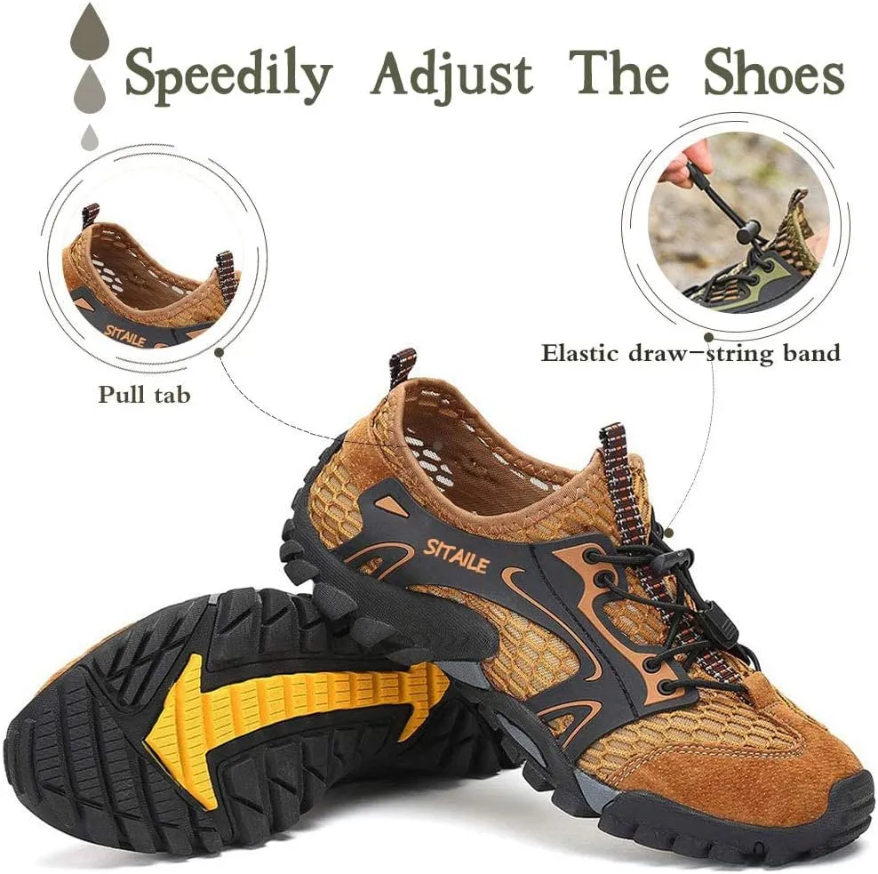 Hiking Water Shoes for Men Women Quick Dry Barefoot Aqua Swim River Shoes for Pool Beach Fishing Water Hiking Sandals