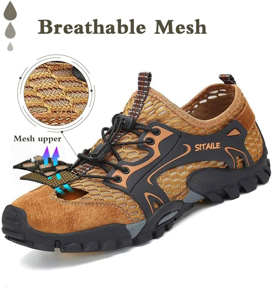 Hiking Water Shoes for Men Women Quick Dry Barefoot Aqua Swim River Shoes for Pool Beach Fishing Water Hiking Sandals