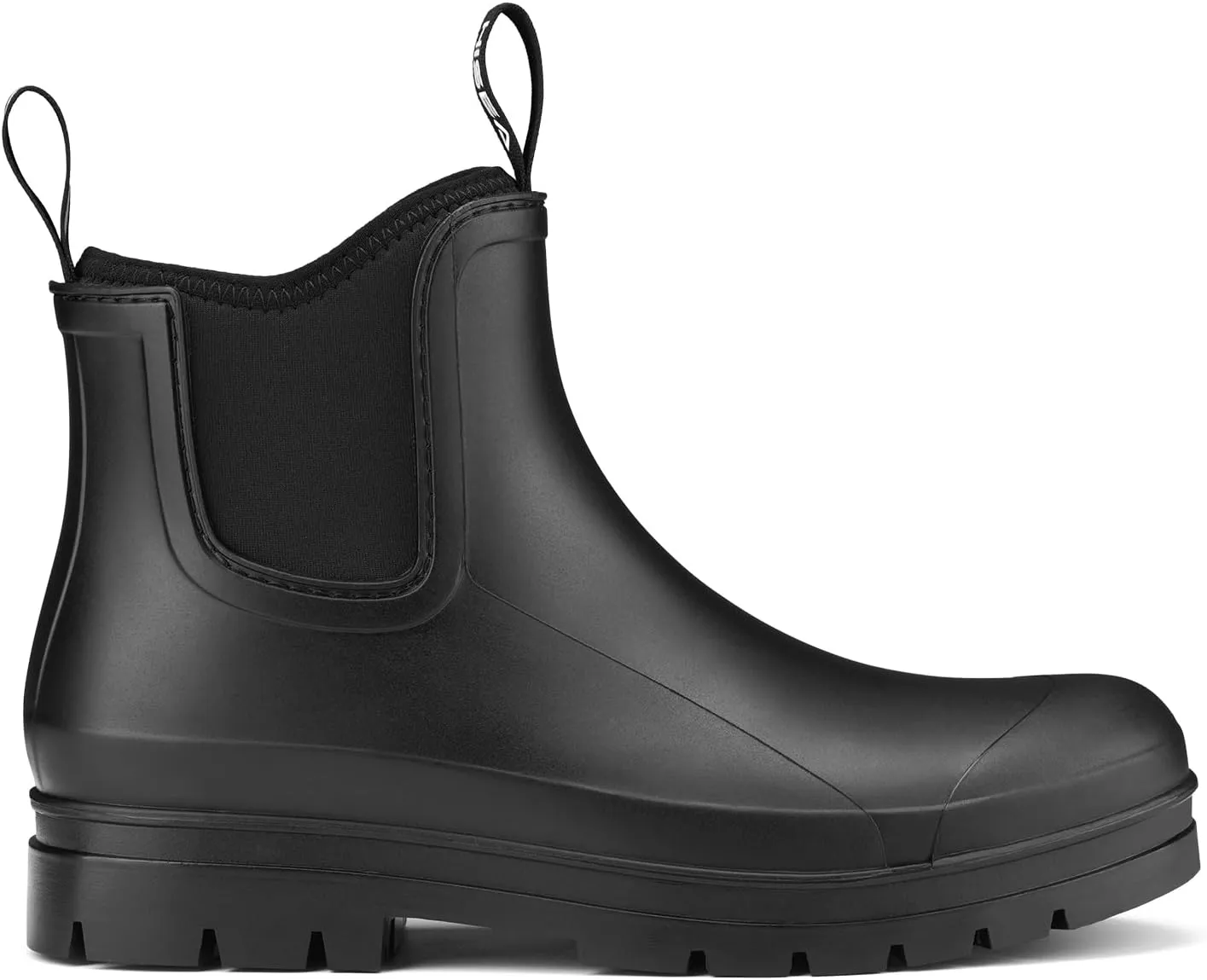 HISEA Women's Chelsea Rubber Rain Boots Ankle Rain Boots Waterproof Women Neoprene Short Garden Boots