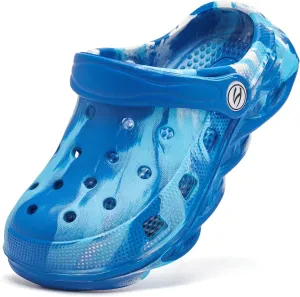 HOBIBEAR Boys and Girls Classic Graphic Garden Clogs Slip on Sandals Water Shoes(Toddler/Little Kids/Big Kids)